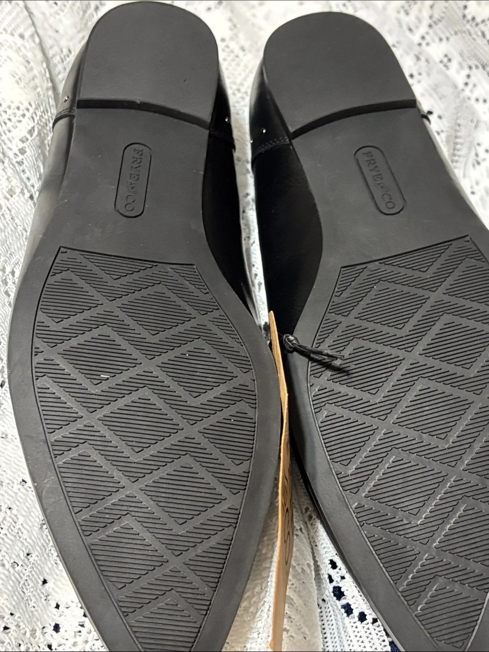 FRYE AND CO. Black Studded 100% Recycled material Women's Loafers